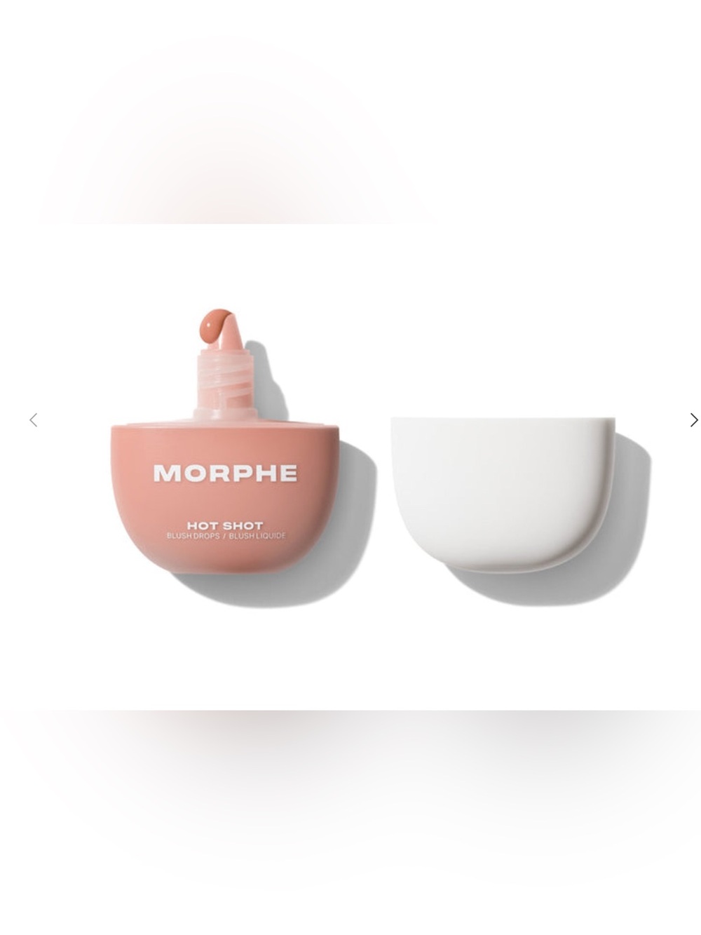 New Morphe Hot Shot Liquid Blush Natural Heat Soft Nude Peach